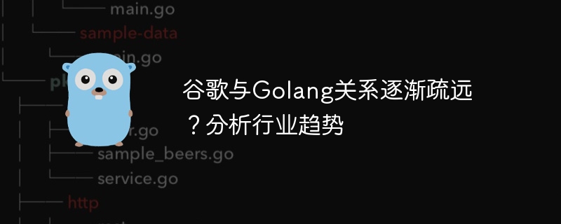 谷歌与golang关系逐渐疏远？分析行业趋势