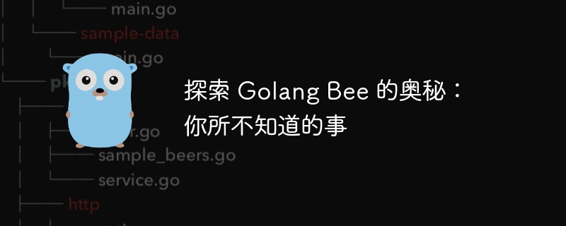 探索 golang bee 的奥秘：你所不知道的事