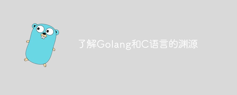 了解golang和c语言的渊源