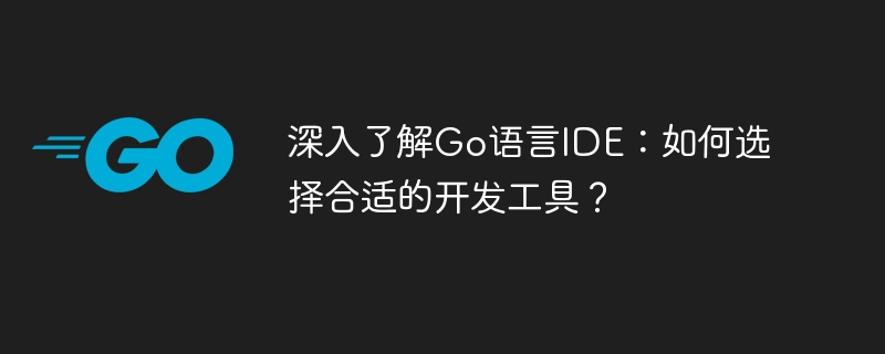 深入了解go语言ide：如何选择合适的开发工具？