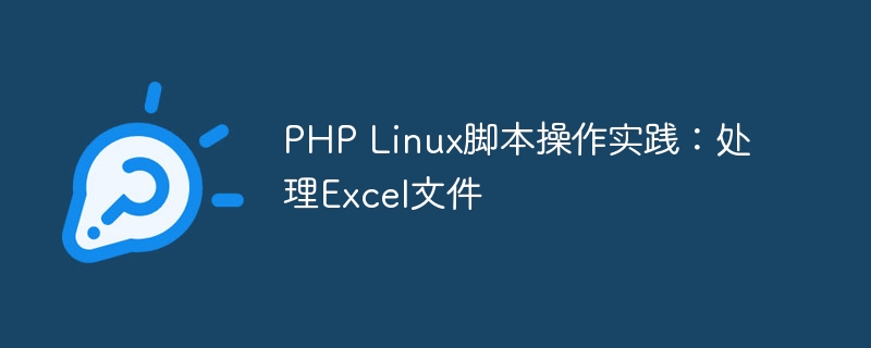 php linux脚本操作实践：处理excel文件