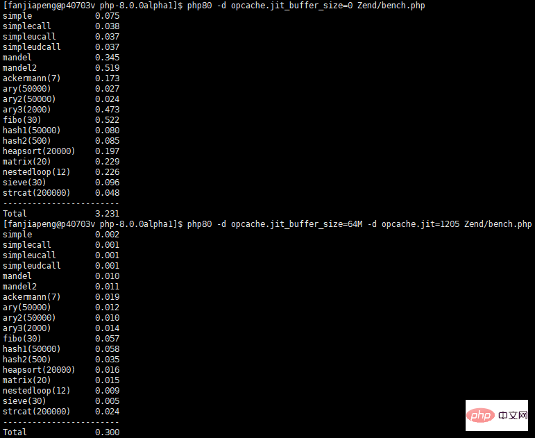 PHP 8.0 源码编译安装以及 JIT 尝鲜