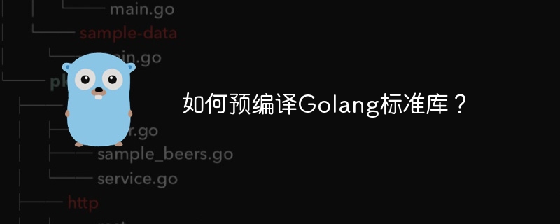 如何预编译golang标准库？