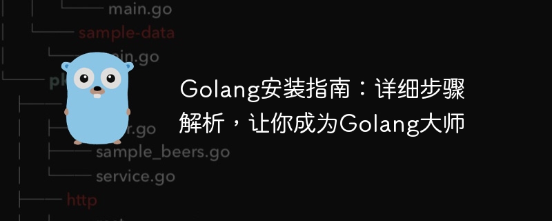 golang安装指南：详细步骤解析，让你成为golang大师