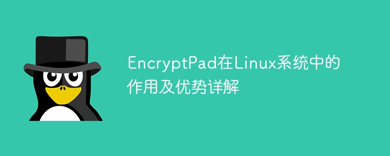 encryptpad在linux系统中的作用及优势详解