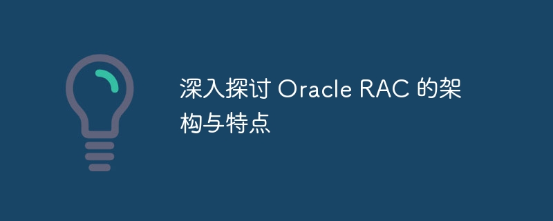 深入探讨 oracle rac 的架构与特点