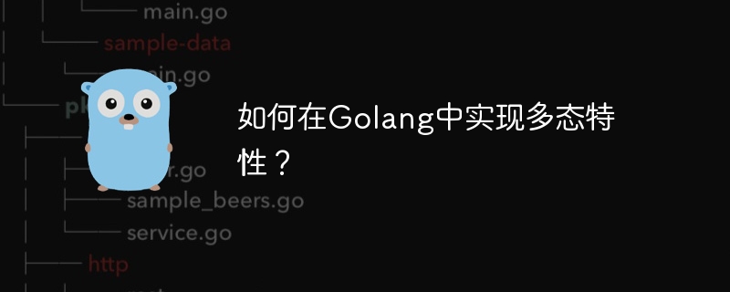 如何在golang中实现多态特性？