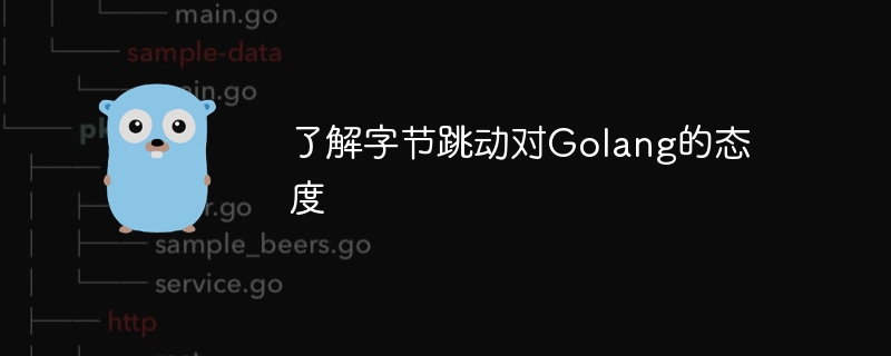 了解字节跳动对golang的态度