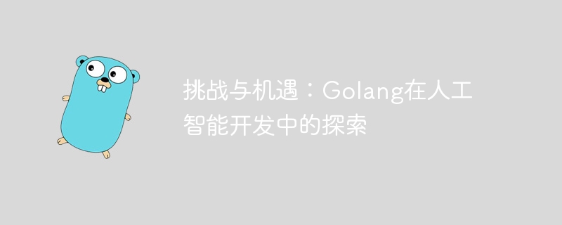 挑战与机遇：golang在人工智能开发中的探索