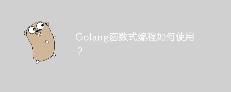 Golang函数式编程如何使用？