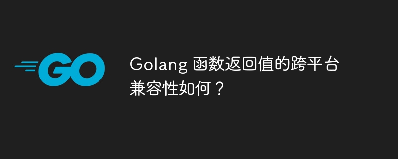 Golang 函数返回值的跨平台兼容性如何？