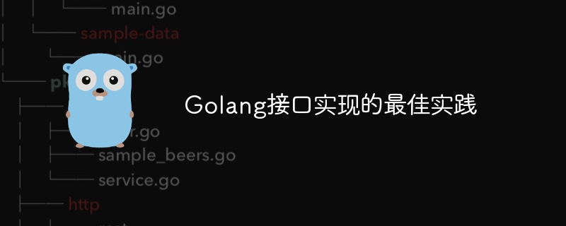 golang接口实现的最佳实践