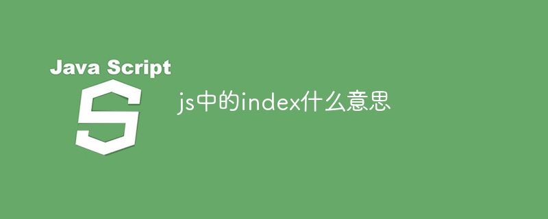 js中的index什么意思