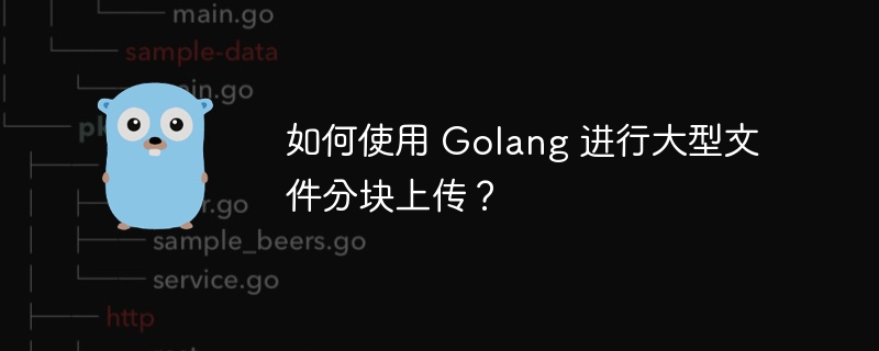 如何使用 Golang 进行大型文件分块上传？