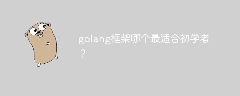 golang框架哪个最适合初学者？