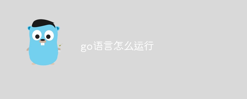 go语言怎么运行