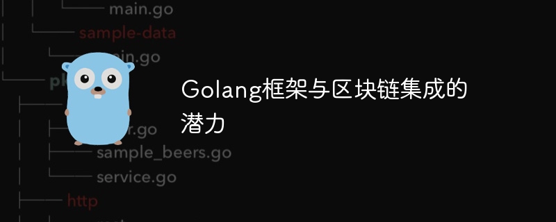 Golang框架与区块链集成的潜力