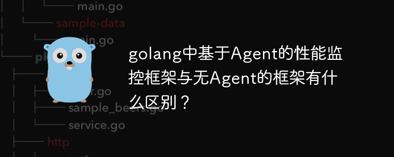 golang中基于Agent的性能监控框架与无Agent的框架有什么区别？