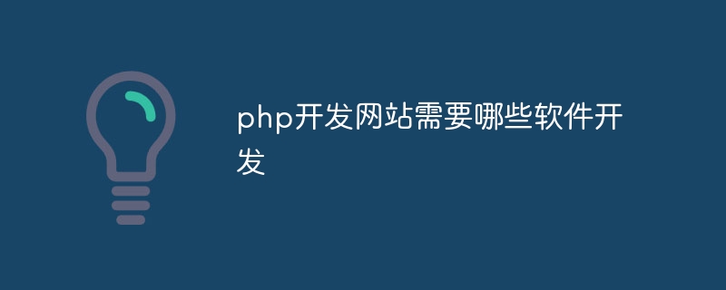 php开发网站需要哪些软件开发