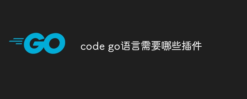 code go语言需要哪些插件