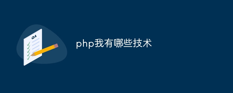 php我有哪些技术