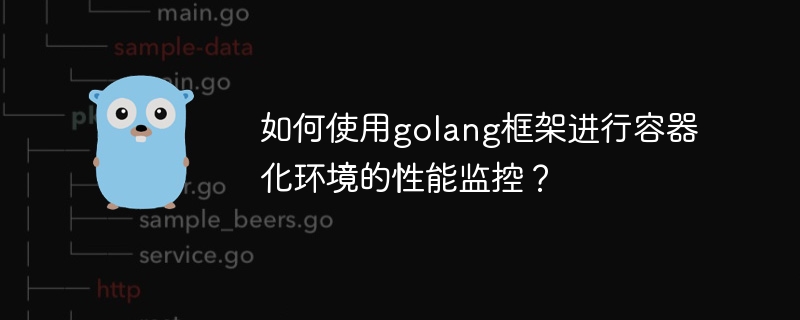 如何使用golang框架进行容器化环境的性能监控？