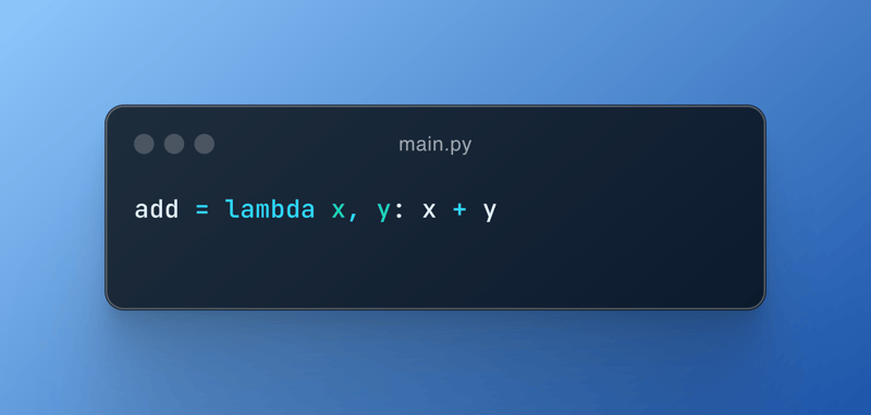 Python 中的 Lambda 函数解释清楚！