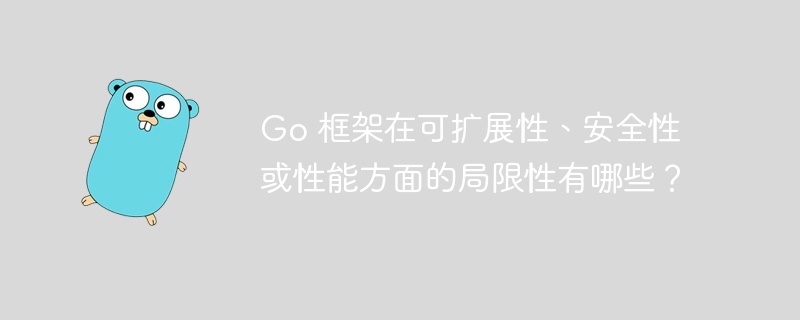 Go 框架在可扩展性、安全性或性能方面的局限性有哪些？